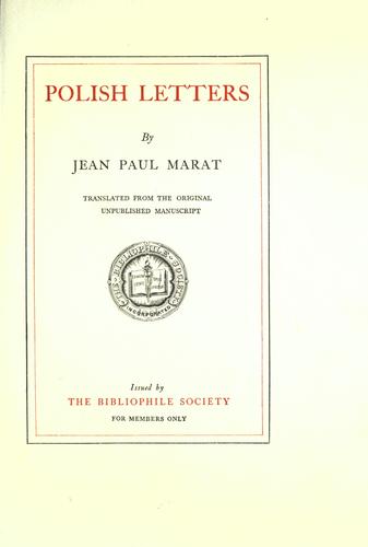 Cover for Polish letters