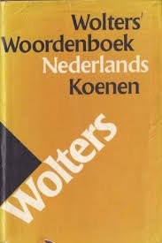 Cover for Wolters' woordenboek Nederlands