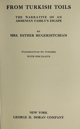 Cover for From Turkish Toils