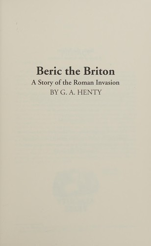 Cover for Beric the Briton