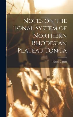 Cover for Notes on the Tonal System of Northern Rhodesian Plateau Tonga