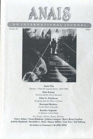 Cover for Anais An International Journal
