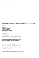 Cover for Thermophysics and thermal control
