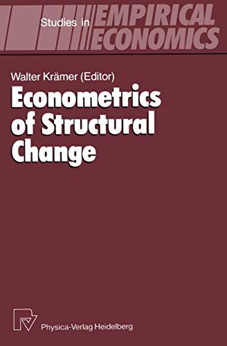 Cover for Econometrics of Structural Change