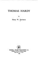 Cover for Thomas Hardy.