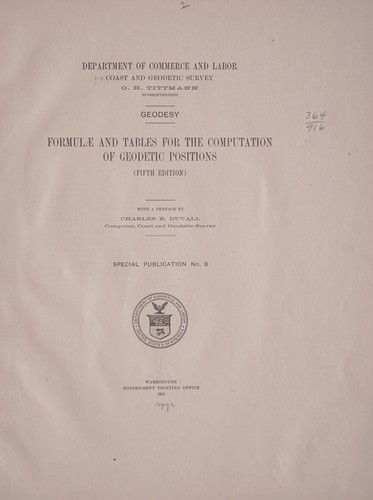 Cover for Geodesy