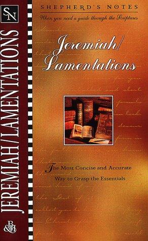 Cover for Jeremiah/Lamentations.