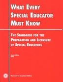 Cover for What Every Special Educator Must Know