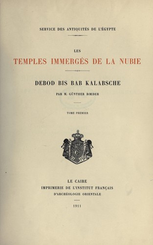 Cover for Debod bis Bab Kalabsche
