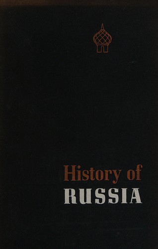 Cover for History of Russia.