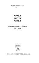Cover for Wort wider Wort