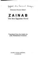 Cover for Mohammed Hussein Haikal's Zainab