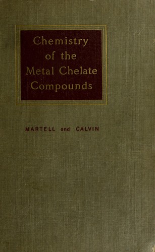 Cover for Chemistry of the metal chelate compounds