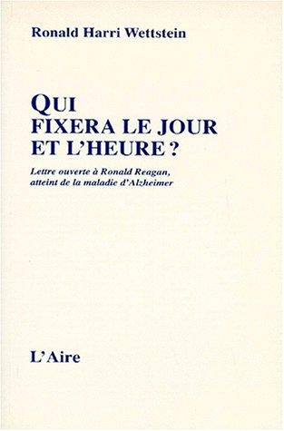 Cover for Qui fixera le jour et l'heure ?