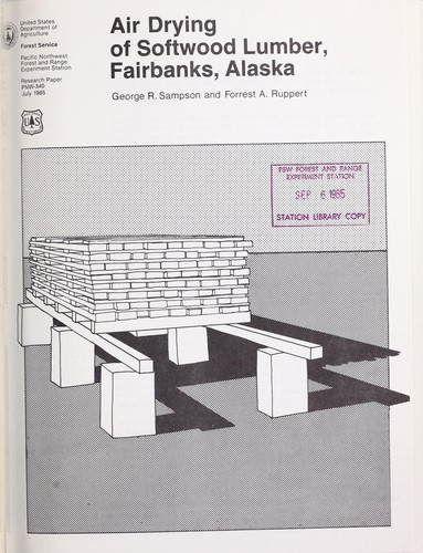 Cover for Air drying of softwood lumber, Fairbanks, Alaska