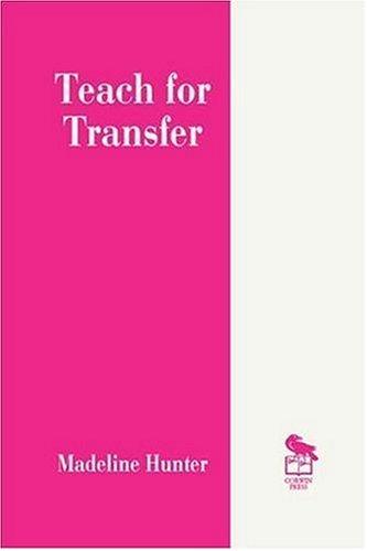 Cover for Teach for transfer