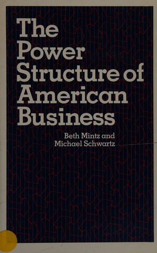 Cover for The power structure of American business
