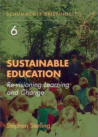 Cover for Sustainable education