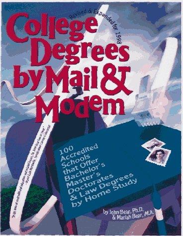 Cover for College Degrees by Mail & Modem 1998 