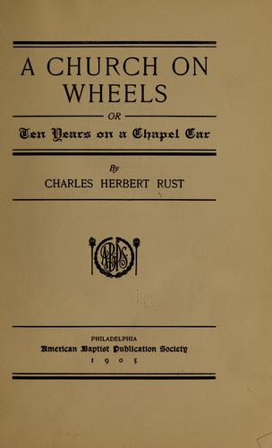 Cover for A church on wheels