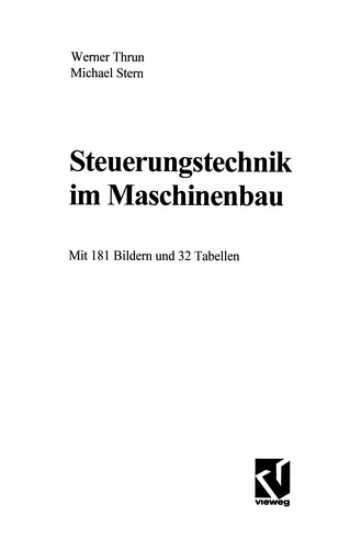 Cover for Steuerungstechnik im Maschinenbau
