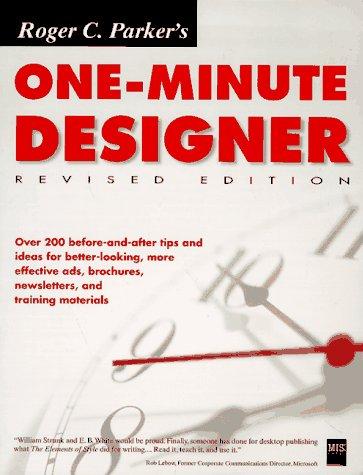 Cover for Roger C. Parker's one minute designer.