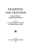 Cover for Tradition and creation
