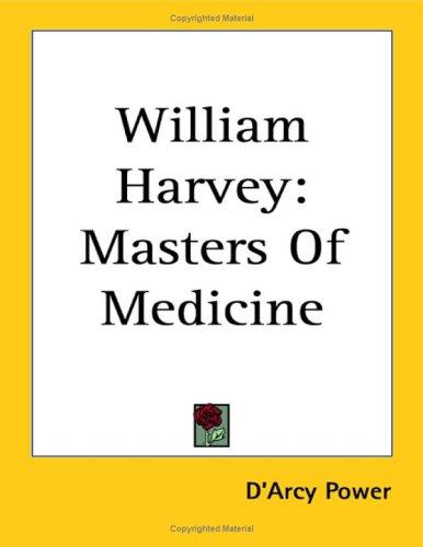 Cover for William Harvey