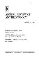 Cover for Annual Review of Anthropology