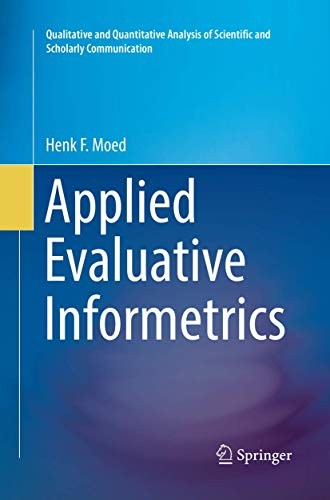 Cover for Applied Evaluative Informetrics