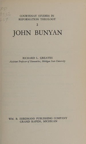Cover for John Bunyan