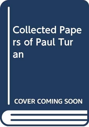 Cover for Collected papers of Paul Turán