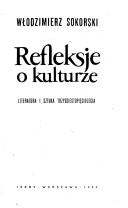 Cover for Refleksje o kulturze