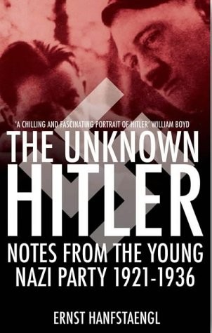 Cover for UNKNOWN HITLER.