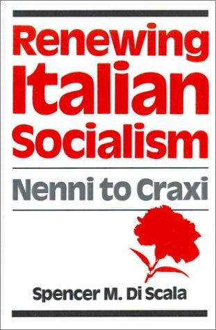 Cover for Renewing Italian socialism