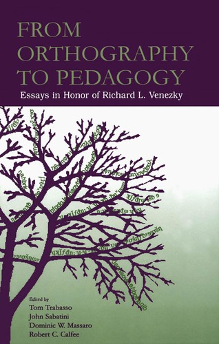 Cover for From orthography to pedagogy