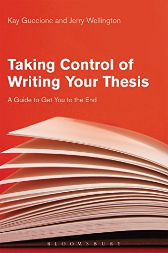 Cover for Taking Control of Writing Your Thesis