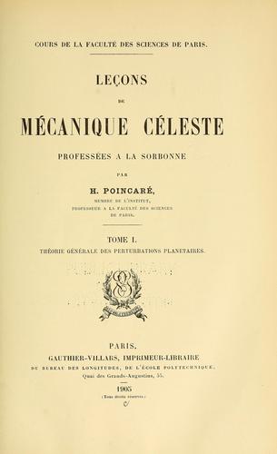 Cover for Lec ʹons de me canique ce leste