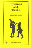 Cover for Pyramus and Thisbe