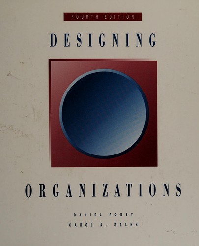 Cover for Designing organizations