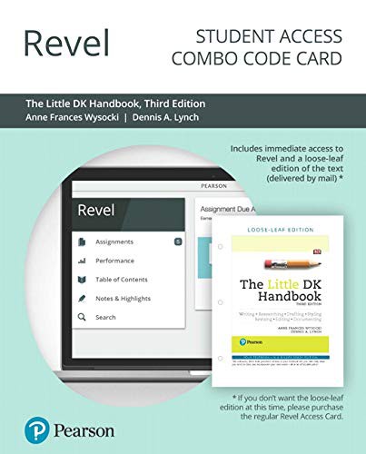 Cover for Revel for The Little DK Handbook -- Combo Access Card