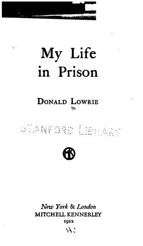 Cover for My life in prison