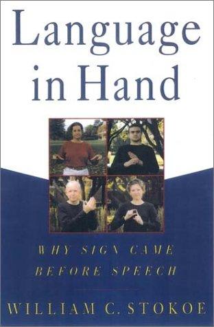 Cover for Language in Hand