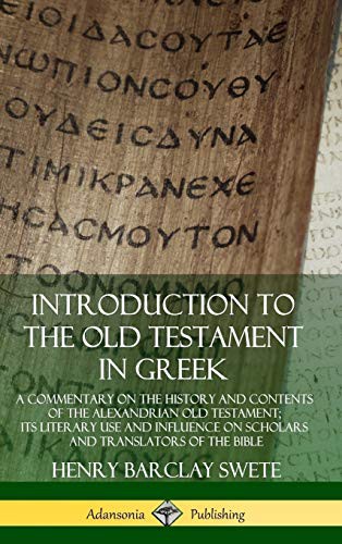 Cover for Introduction to the Old Testament in Greek