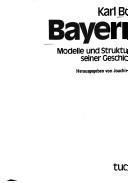 Cover for Bayern, Modelle und Strukturen seiner Geschichte