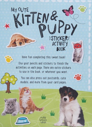 Cover for Sticker Activity Book My Kitten and Puppy