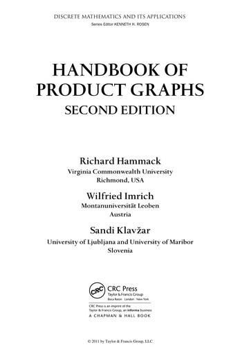 Cover for Handbook of product graphs