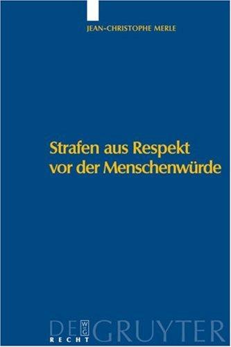 Cover for Strafen aus Respekt vor der MenschenwÃ¼rde