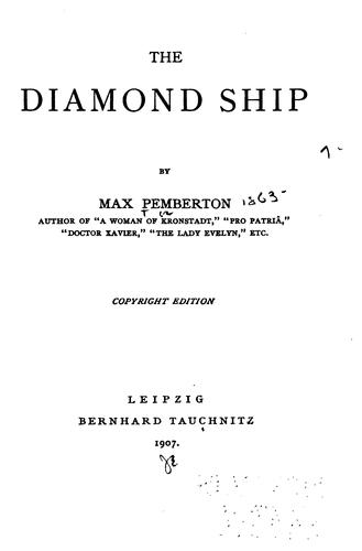 Cover for The Diamond Ship