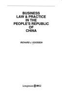 Cover for Business law & practice in the People's Republic of China